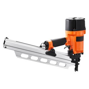 Chiodatrice Pneumatica per Carpenteria 2-3 1/2" Testa Rotonda Completa 21 Gradi Doppia Modalità di Attivazione Regolazione Profondità Senza Utensili Alluminio - Product Image 6
