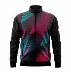 Customized Sublimation Winter Mandarin Collar Zipper Closure <b>Track</b> <b>Jacket</b> Hot Sale Sports Woven Solid - Product Image 1