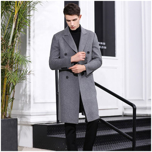 Abrigo de Invierno para Hombre de Primera Calidad con Cierre de Botones Cruzados, 100% Lana, Color y Logotipo Personalizables - Product Image 2