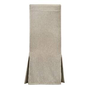 Set di 2 sedie da soggiorno con gonna posteriore aderente marrone chiaro - Product Image 3