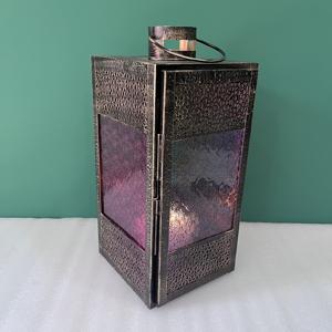 Farol Decorativo de Hierro 7x7.25x16" Hecho a Mano por Diseño Artesanal para Todas las Ocasiones Decoración del Hogar - Product Image 6