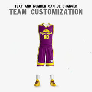 Uniforme de basket-ball personnalisé avec logo, de haute qualité, en polyester léger, meilleur design, uniforme de basket-ball pour les sports de plein air - Product Image 4