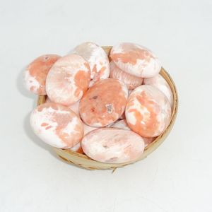 Pierre de poche ovale en scolecite naturelle, polie, cristal de guérison, Reiki, méditation, énergie, décoration, vente en gros, Chakralume - Product Image 3