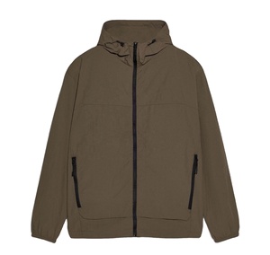 Chaqueta Cortavientos de Primera Calidad, Ropa Deportiva Informal para Exteriores, Chaqueta Cortavientos con Cremallera de Nailon de Color Combinado con Logotipo Personalizado - Product Image 1