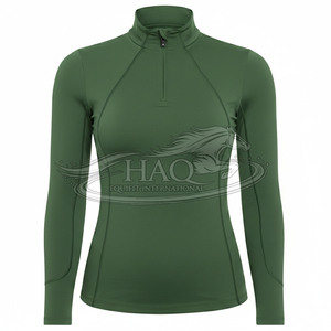 เสื้อเบสเลเยอร์สำหรับขี่ม้าแบบกระชับรูปทรง OEM แขนยาว สำหรับฝึกซ้อมและขี่ม้า เสื้อผ้าสำหรับกีฬาขี่ม้า เสื้อสำหรับออกกำลังกาย - Product Image 4