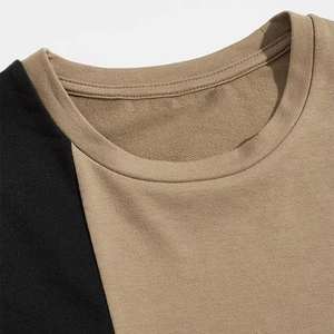 Nouvel ensemble de survêtement décontracté unisexe d'été 2 pièces imprimé T-shirt et short pour homme avec logo personnalisé, lavé en usine - Product Image 5