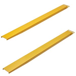 Estensioni per Forche in Acciaio al Carbonio Rinforzato, Lunghezza 84 Pollici, Larghezza 4,5 Pollici, 1 Paio, Accessori per Carrelli Elevatori, Estensioni per Forche per Pallet - Product Image 2