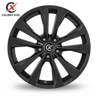 عجلات CALIBER XCEL عالية الأداء مصنوعة من السبائك المطروقة بتصميم شبكي، مقاس 18-24 بوصة، 5x112 5x114.3 5x120 لسيارات BMW وAudi وMercedes Benz