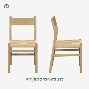 Chaise de salle à manger en rotin solide et écologique avec assise en corde de papier tressée pour projets de mobilier extérieur et hôtelier commercial - Product Image 5