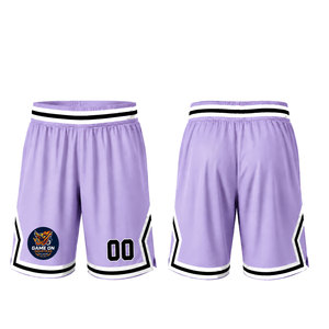 กางเกงขาสั้น OEM แบบกำหนดเอง ผ้าตาข่าย ไซส์ใหญ่ เสื้อผ้ากีฬาผู้ชาย กางเกงขาสั้นลายกราฟิกโลโก้ กางเกงบาสเก็ตบอล ขาสั้นจ็อกเกอร์ ความยาวขาใน 5 นิ้ว สำหรับผู้ชาย - Product Image 1