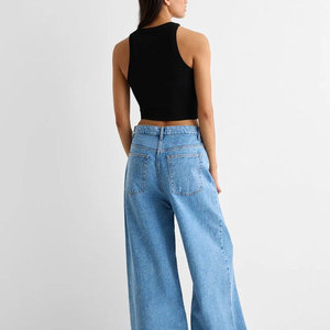 เสื้อครอปแขนกุดทรงคลาสสิกสำหรับใส่ในชีวิตประจำวัน เสื้อครอปผ้าเนื้อนุ่มสำหรับพักผ่อนหรือออกไปข้างนอก - Product Image 5