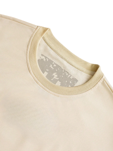 Camiseta Oversize Personalizada al por Mayor de Algodón Mezclado con Hombros Caídos, Estilo Casual de Cuello Redondo, Diseño con Estampado Puff, Camiseta Corta de Gran Gramaje - Product Image 3
