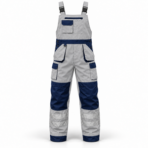 Overoles de Trabajo Reflectantes Personalizados para Hombre, Uniformes Industriales, Pantalones con Peto, Rodillas Reforzadas, Bolsillos de Almacenamiento, Ropa de Trabajo - Product Image 1
