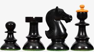 Jeu d'échecs de taille tournoi Old Vienna V2.0, Roi de 3,8 cm, en bois d'ében et de buis antique, au meilleur prix - Product Image 5