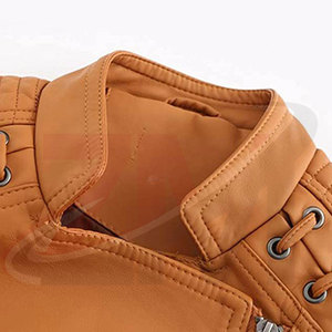 Chaqueta de Cuero para Mujer, Nuevo Estilo, Última Moda, Chaquetas para Invierno con Mangas Completas - Product Image 5