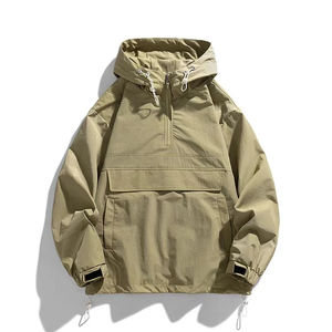 Wholesale Unisex Winter Eco-Friendly <b>Hooded</b> Collar <b>Soft</b> <b>Shell</b> <b>Jackets</b> Lightweight Waterproof Breathable Windproof Zipper Closure - Product Image 2