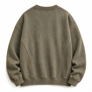Sweat-shirt à col rond personnalisé pour homme, coupe ample, décontracté, tricoté, 100 % coton, motif lettres, idéal pour l'automne - Product Image 6