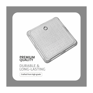 Tapa de alcantarilla de FRP de 15 x 15, cubierta de plástico reforzado con fibra de vidrio, alta resistencia a la carga, resistente a la intemperie - Product Image 3