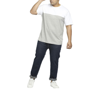 Best Manufacturer Premium Quality Custom Made Polyester/Cotton Blend Regular Fit Formal <b>Men's</b> T-<b>Shirts</b> Breathable Anti-Wrinkle - Product Image 1