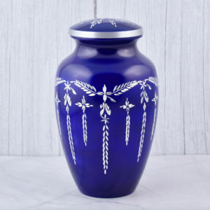 Wholesale Luxury Solid Minimalist Metal Cremation Urn Bulk <b>Memorial</b> Jar with Polished High Gloss Black and White Enamel Art - Product Image 6