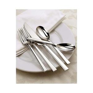 Ensemble de couverts en métal réutilisables et résistants, compatibles lave-vaisselle, pour dîner en famille, réceptions et traiteur - Product Image 5