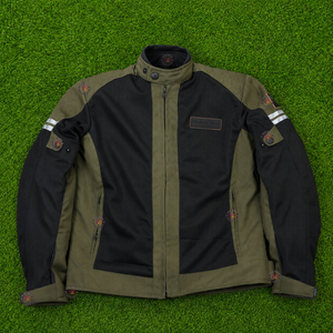 Giacca da Moto da Uomo a Blocchi di Colore, Antivento, in Poliestere, a Maniche Lunghe, per Adulti, per Tutte le Stagioni, Abbigliamento per Motociclisti Urbani - Product Image 3