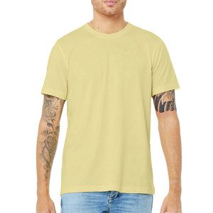 เสื้อยืดคอกลมแขนสั้นผู้ชายผ้าฝ้ายแท้ 100% สีทูโทน สั่งผลิตได้ตามแบบ OEM ระบายอากาศได้ดี แห้งเร็ว เหมาะสำหรับออกกำลังกาย พร้อมโลโก้ด้านหน้า - Product Image 4