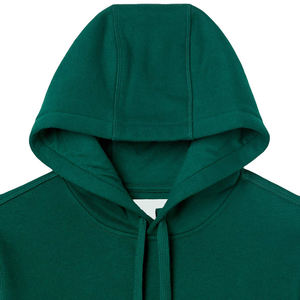 Sweat-shirt à capuche vert uni pour homme, manches régulières, tricoté, pour l'automne - Product Image 5