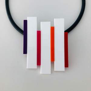 Collier en bois et résine RR ENTERPRISES pour la mode et les cadeaux, accessoires de mode en cristal fabriqués en Inde - Product Image 1