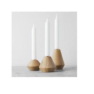 Modern <b>Mini</b> Wooden Candle Holder For Weddings Festive Event Parties & Gifting Stylish Candle Stand For Homes Restaurant Tabletop - Product Image 6