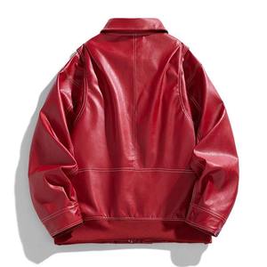 Chaqueta de Motocicleta Otoñal de Color Sólido, Ecológica, Transpirable, para Parejas, Corte Holgado, para Hombre, con Parches de Spandex/Poliéster en la Parte Delantera, Elegante - Product Image 2