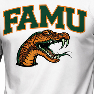 Camiseta de Algodón de Alta Calidad con Logotipo de FAMU Personalizado para Hombre y Mujer, Fabricante y Proveedor Mayorista OEM, Ropa HBCU - Product Image 2