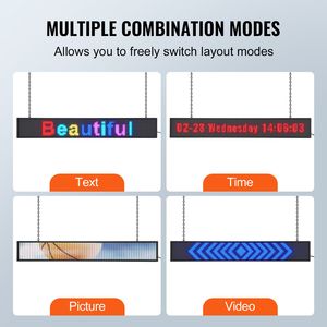 Pannello LED a Colori P10 Personalizzabile, Display Scorrevole da 5mm per Esterni, Negozi e Feste, Connettività WIFI e USB - Product Image 6