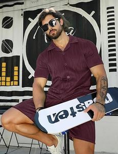 Men Summer <b>Knitted</b> Embroidered 100% Cotton Quick Dry Short Sleeve Custom Logo Joggers Suits <b>Set</b> Shirt and Short <b>Set</b> - Product Image 5