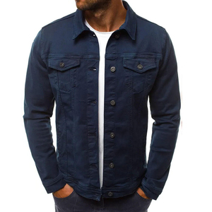 <b>Mens</b> <b>Denim</b> <b>Jacket</b> Autumn Best Quality <b>Jackets</b> For <b>Men</b> s Jeans <b>Jackets</b> Wholesale Design <b>Men</b> s Clothing Custom - Product Image 1