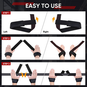 Best Selling Men Women Wrist Straps Breathable Non Slip Top Rating Cotton Neoprene <b>Material</b> Comfortable Fit Regular Use Straps - Product Image 4