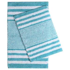 Tapis de bain STRIPE, tapis de bain 100% coton pur, fait main, super doux, antidérapant, tapis de bain super absorbant - Product Image 4