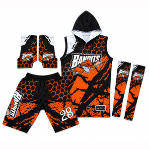 7v7 Flag Football Uniforms OEM Custom American Football Jersey Heat-Transfer Printed Breathable Sleeveless <b>Compression</b> Sets - Product Image 3