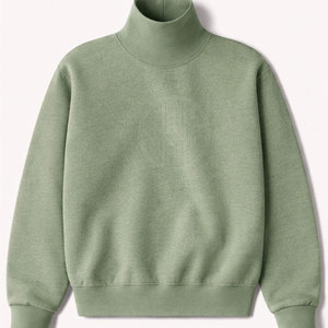Women Mock Neck Sweatshirt Oversized Style Smooth Fabric Relaxed Fit For Modern Casual Wear - Product Image 6