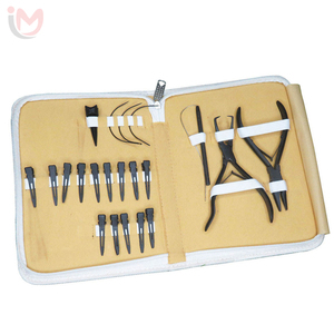 Kit d'outils professionnels pour extensions de cheveux, pinces à micro-perles, aiguilles à boucle, accessoires pour extensions de cheveux OEM - Product Image 1