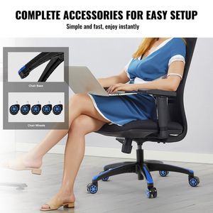 Base di Ricambio Universale per Sedia da Ufficio 28 Pollici, Carico Statico 2500 Libbre, Rotelle per Sedia da Scrivania e Sgabello - Product Image 6