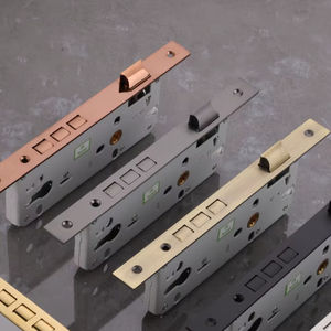 Poignées de meubles robustes 70x85 à 3 broches en laiton massif et zinc, style cylindrique moderne pour portes de villas et de loisirs - Product Image 3