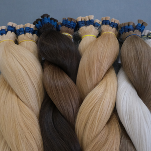 100% extensiones de cabello virgen crudo vietnamita extensiones de cabello a granel de calidad superior recta natural de Asianslavichair - Product Image 5