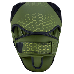 Mitaines de boxe à motif hexagonal vert, en PU, durables, pour l'entraînement au MMA et au kickboxing, utilisables en toutes saisons - Product Image 5