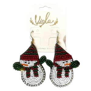 Pendientes y joyería para las orejas de diseño premium, de la mejor calidad, estilo magnífico, hechos a mano con bordado de cuentas, para niñas, de la India. - Product Image 1