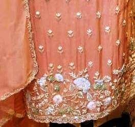 Trajes de Fiesta Modernos de Diseño Indio-Pakistaní, Sin Coser, Bordados a Mano, para Mujer, Estilo Tradicional a la Moda - Product Image 3
