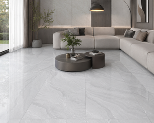 Marble Stone Look <b>Tiles</b> Grey Full Glazed Porcelain Living Room Floor <b>Tile</b> Marble <b>Tiles</b> 600X600 mm Porcelain Floor <b>Tiles</b> - Product Image 6