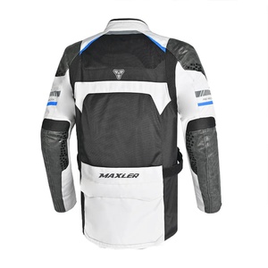 Motor Bike <b>Jacket</b> and <b>Motorcycle</b> Gear with Body Armor Foam Padding & Breathable Cordura Fabric, - Product Image 2