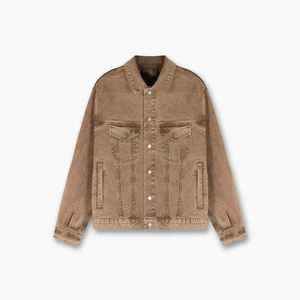 High Quality <b>Lightweight</b> Men's <b>Denim</b> <b>Jacket</b> Plain Dyed Breathable Waterproof Winter Casual Wear <b>Denim</b> Men's <b>Jackets</b> - Product Image 2
