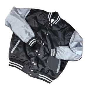 College Letterman BaseballVarsity <b>Jacket</b> Premium Quality Plus Size <b>Waterproof</b> Satin Varsity <b>Pink</b> Maroon - Product Image 1